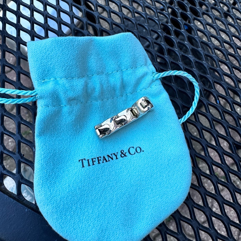 Tiffany & Co. Silver and gold ring